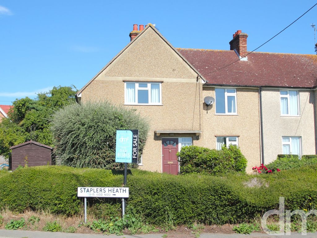 3 bed semi-detached house for sale in Staplers Heath, Great Totham, Maldon CM9, £365,000
