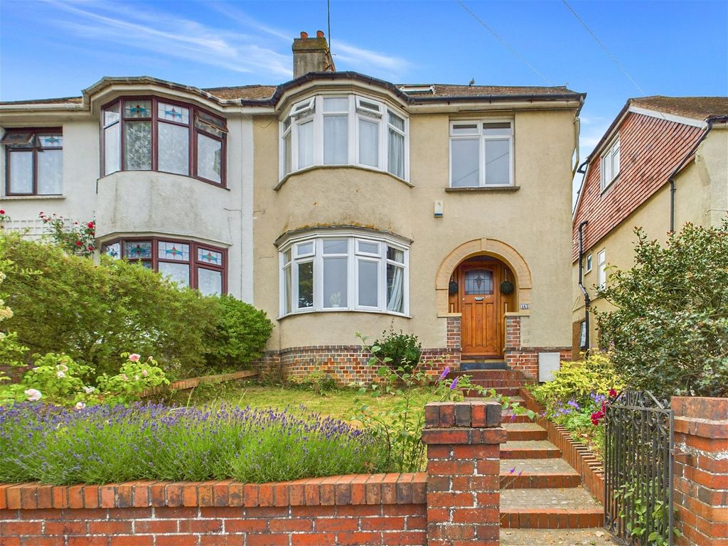 5 bed semi-detached house for sale in Hangleton Road, Hove BN3, £625,000