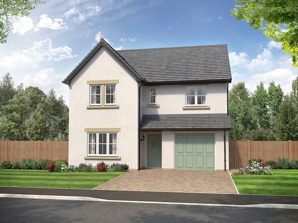 New home, 4 bed detached house for sale in "Linford" at Ghyll Brow, Brigsteer Road, Kendal LA9, £494,995
