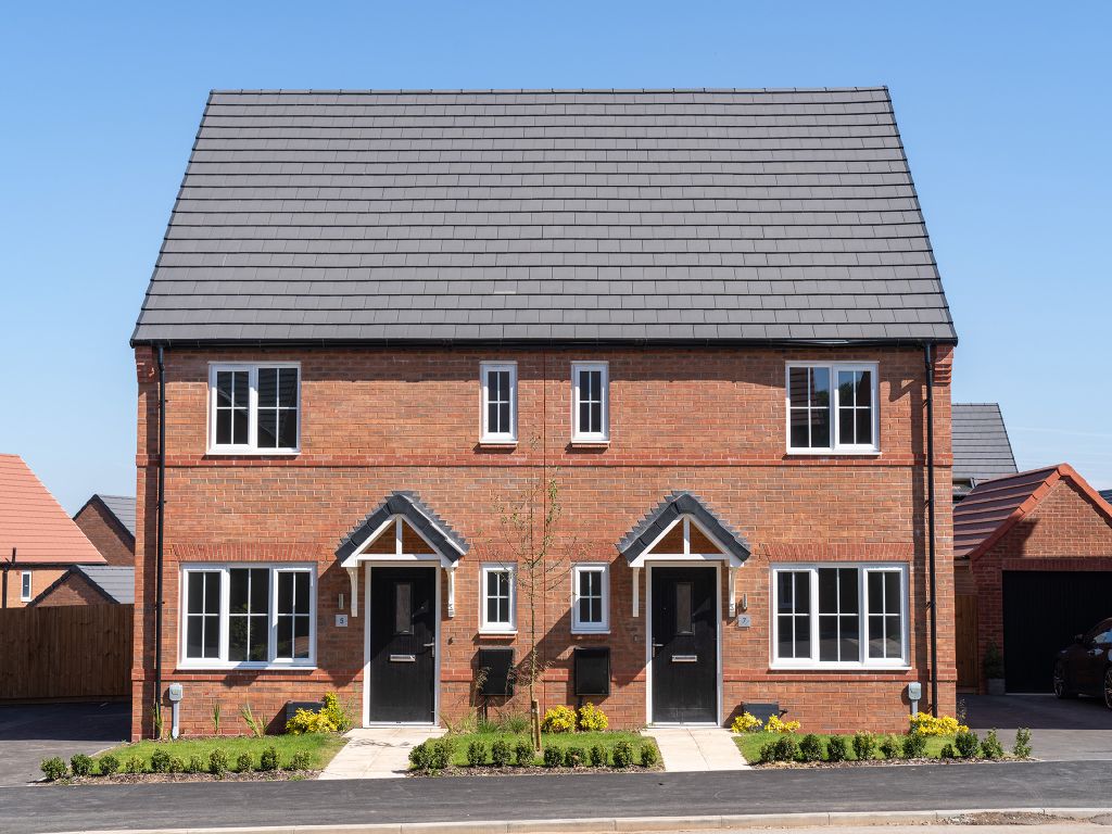 New home, 3 bed semi-detached house for sale in "The Barton" at Upper Outwoods Road, Anslow, Burton-On-Trent DE13, £248,995