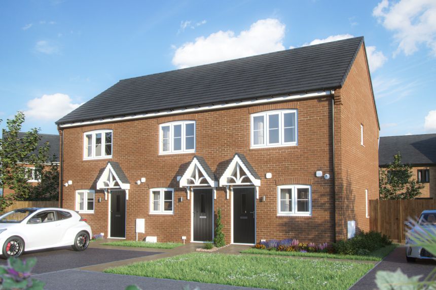 New home, 2 bed semi-detached house for sale in "The Hawthorn" at Overstone Lane, Overstone, Northampton NN6, £254,995