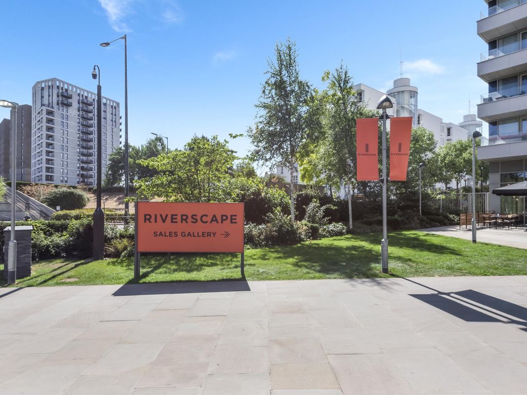 3 bed flat for sale in The Deanston, Riverscape, Royal Wharf, London E16, £930,000