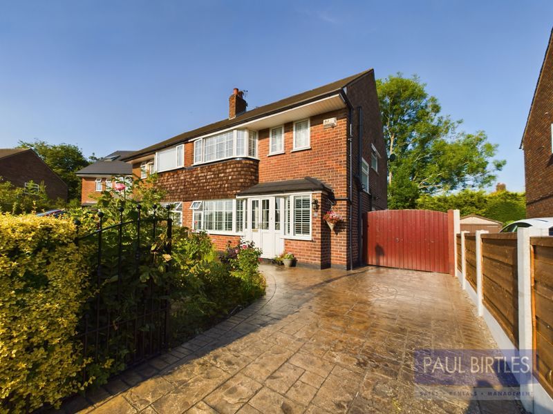 3 bed semi-detached house for sale in Daresbury Avenue, Flixton, Trafford M41, £390,000