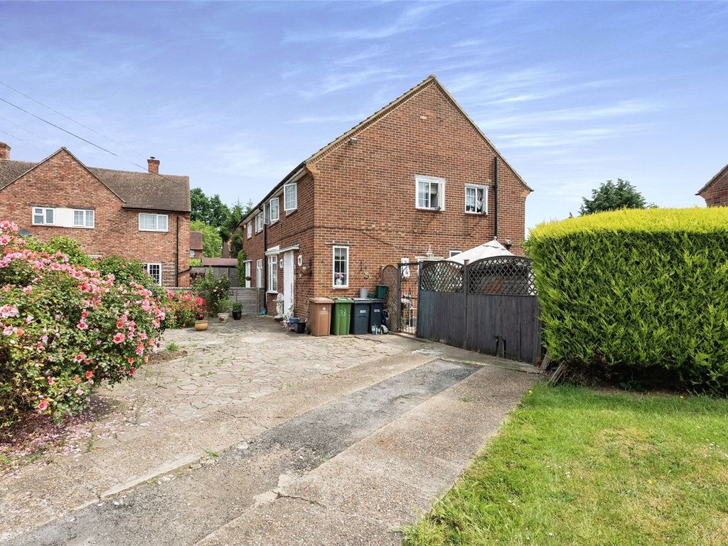 3 bed semi-detached house for sale in Sutton Gardens, Merstham, Redhill, Surrey RH1, £440,000