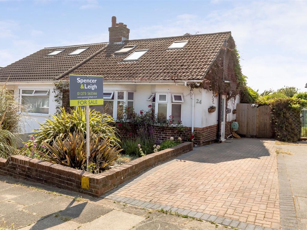 3 bed semi-detached bungalow for sale in Park Rise, Hangleton, Hove BN3, £475,000