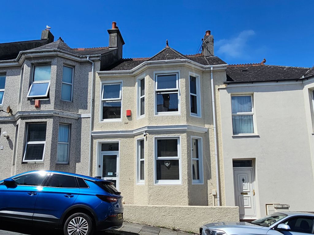 3 bed terraced house for sale in Clayton Place, Plymouth PL4, £200,000