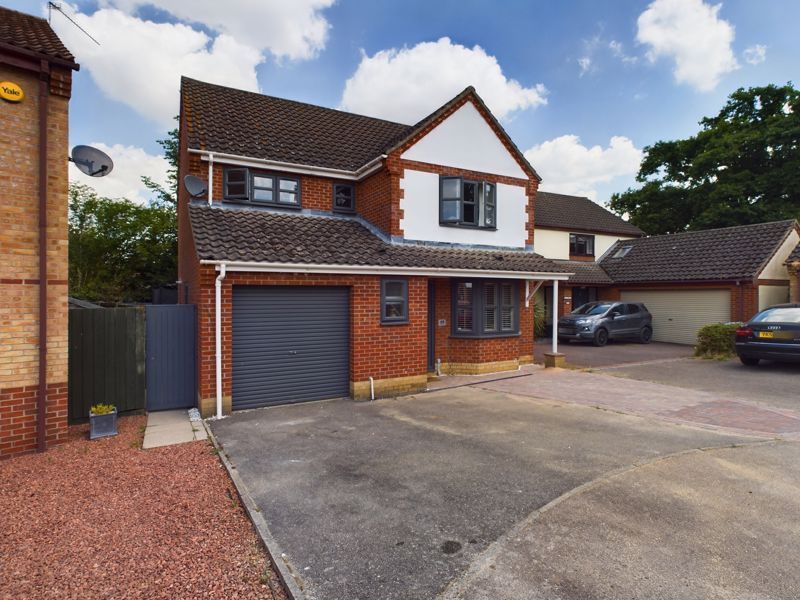 4 bed detached house for sale in Pheasant Close, Thurston, Bury St. Edmunds IP31, £425,000