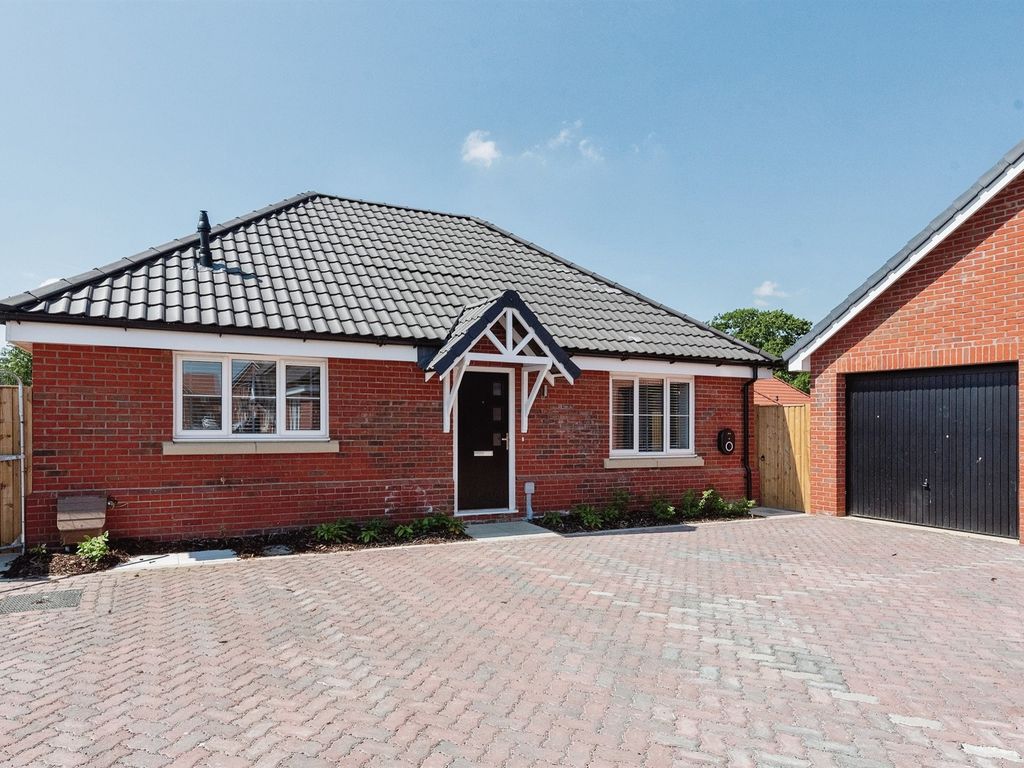 New home, 2 bed detached bungalow for sale in Borley Crescent, Elmswell, Bury St. Edmunds IP30, £299,950