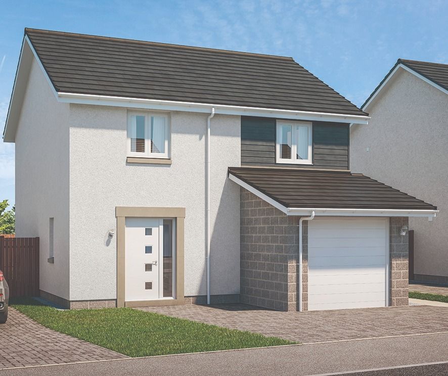 New home, 3 bed detached house for sale in The Cairnfield, Strathaven, South Lanarkshire ML10, £295,000