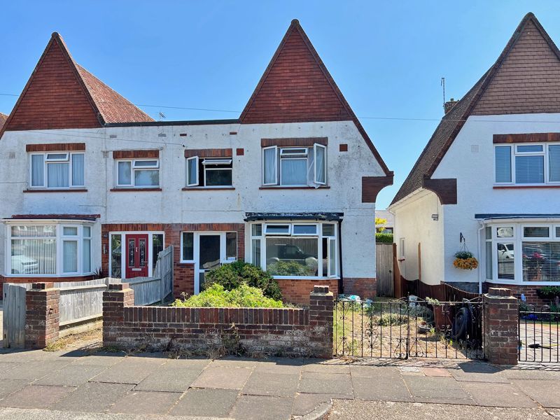 3 bed semi-detached house for sale in Haynes Road, Worthing BN14, £375,000