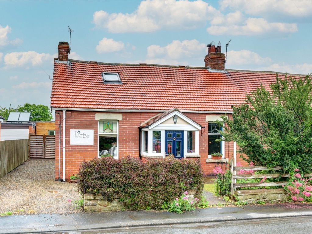 3 bed semi-detached bungalow for sale in The Bungalows, East Road, Longhorsley NE65, £350,000