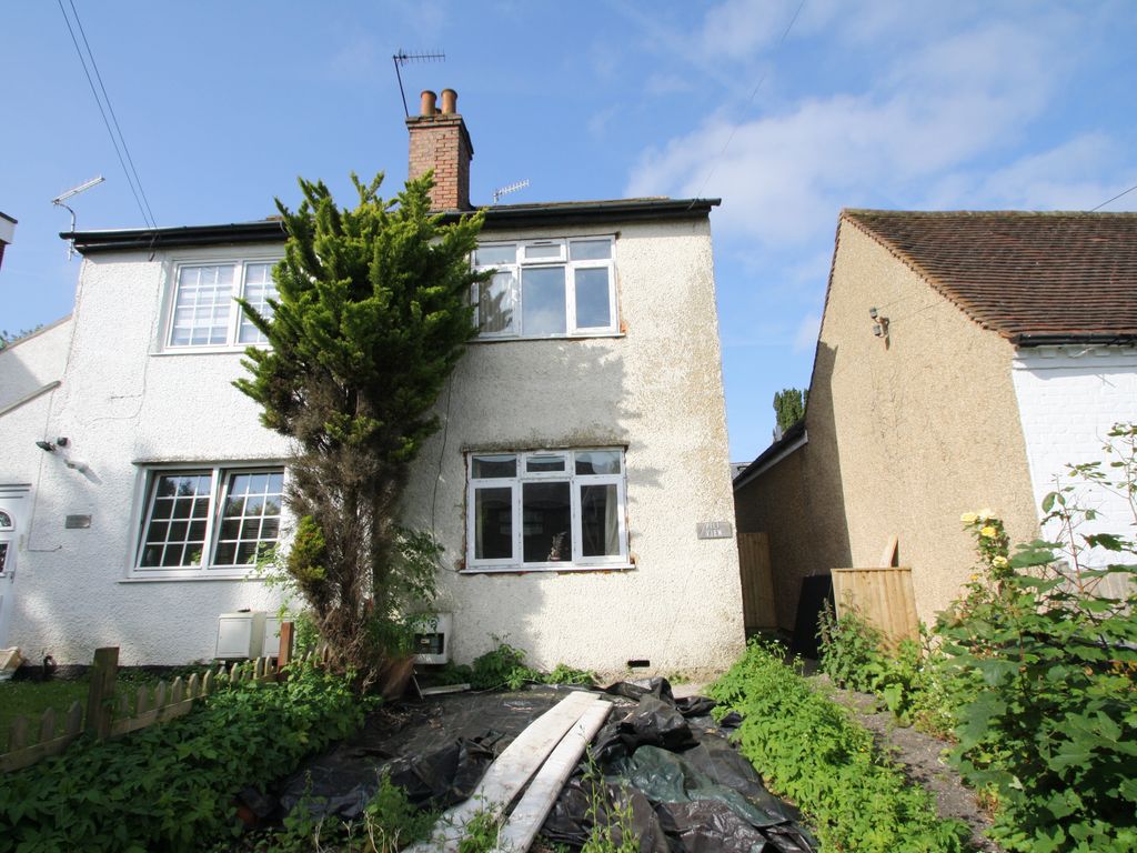 3 bed semi-detached house for sale in Hillview, Sparrows Herne, Bushey WD23, £365,000