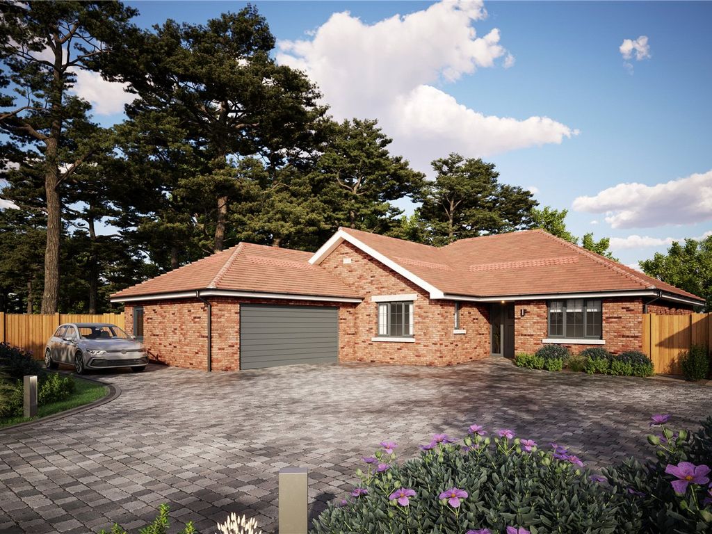 New home, 3 bed bungalow for sale in Lions Lane, Ashley Heath, Ringwood BH24, £500,000