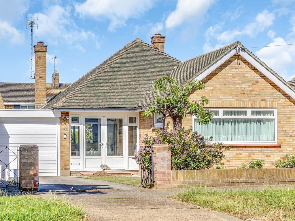 2 bed detached bungalow for sale in Maplin Way, Thorpe Bay SS1, £450,000