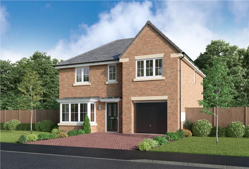 New home, 4 bed detached house for sale in "The Denham" at Off Durham Lane, Eaglescliffe TS16, £335,000