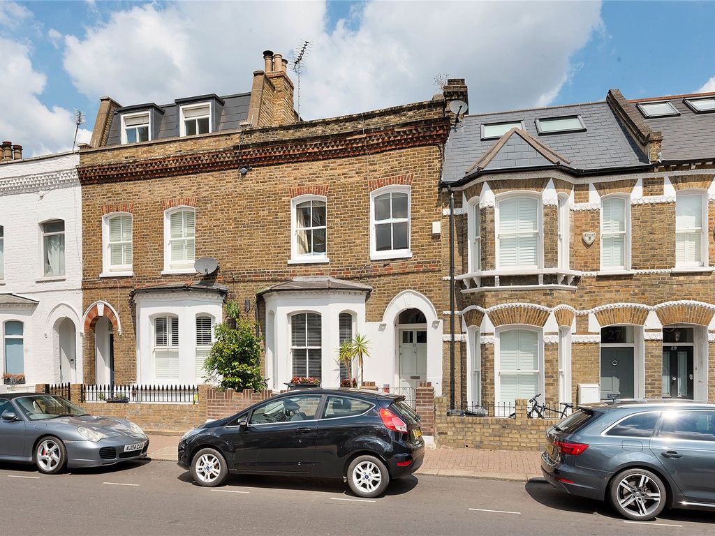 3 bed terraced house for sale in Shuttleworth Road, London SW11, £885,000