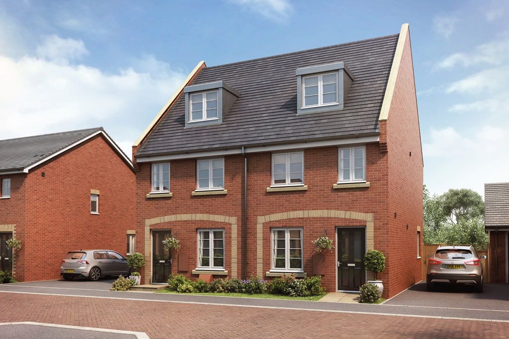 New home, 3 bed terraced house for sale in "The Braxton - Plot 251" at Pioneer Way, Brantham, Manningtree CO11, £360,000