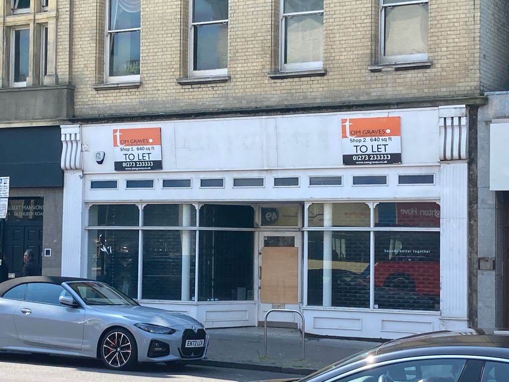 Retail premises to let in Church Road, Hove BN3, £35,000 pa