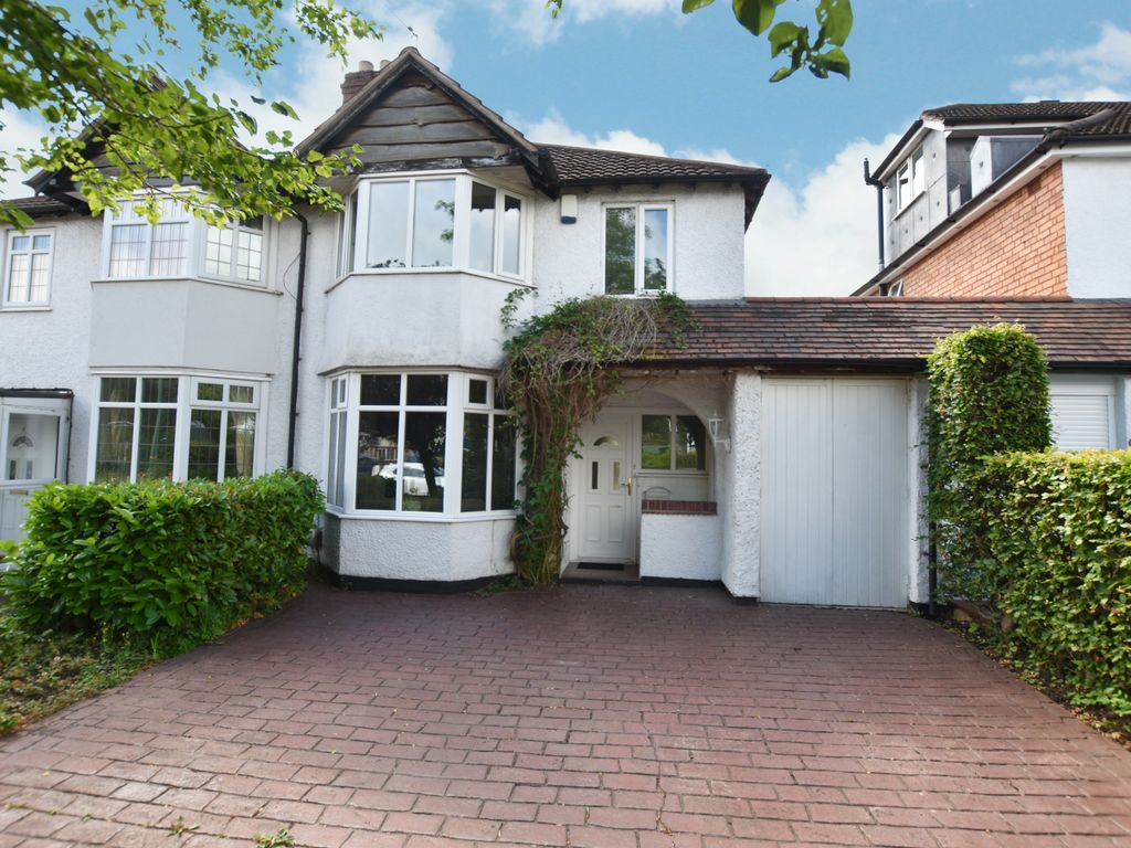 3 bed semi-detached house for sale in Solihull Road, Shirley, Solihull B90, £400,000