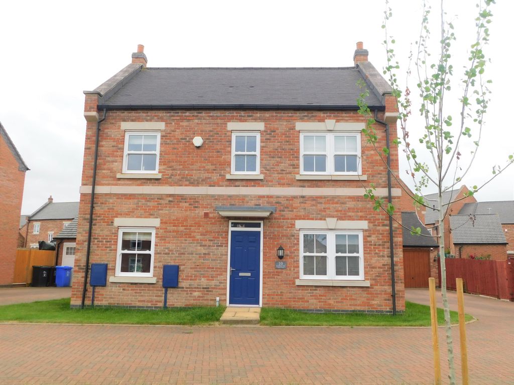 4 bed detached house for sale in Bluebell Way, Tutbury DE13, £349,950