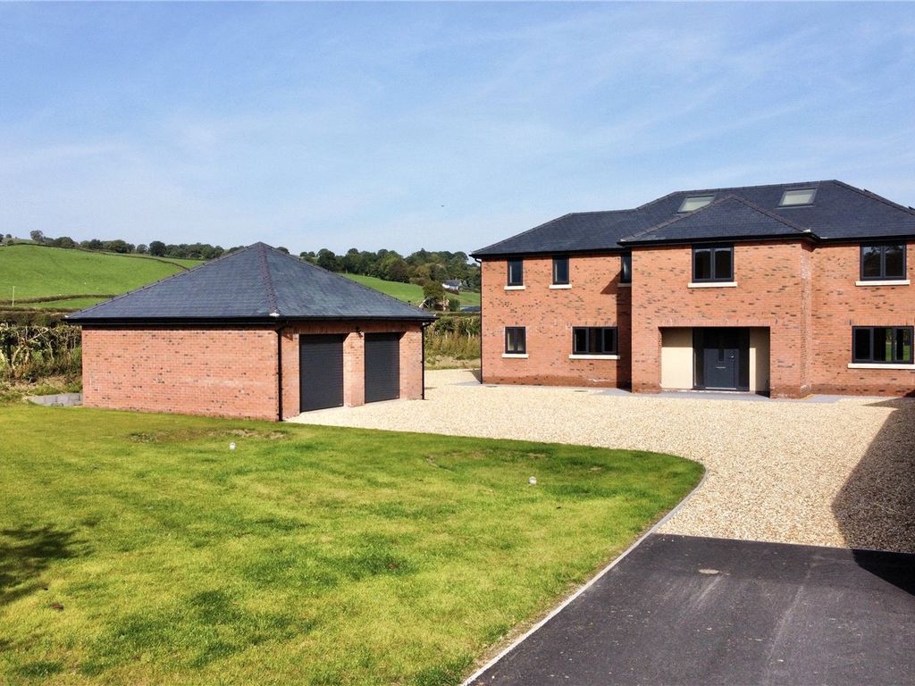 New home, 5 bed detached house for sale in Plot 7 Cae Garreg, Trefeglwys, Caersws, Powys SY17, £795,000