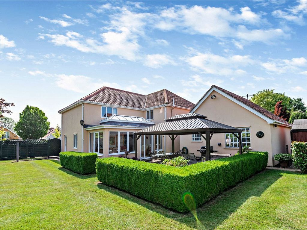 4 bed detached house for sale in Newmans Green, Acton, Sudbury, Suffolk CO10, £895,000