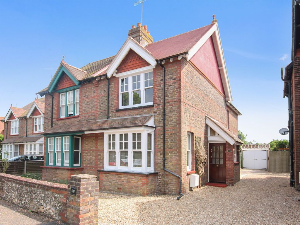 2 bed semi-detached house for sale in Southdownview Road, Worthing BN14, £360,000