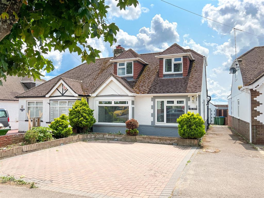 4 bed semi-detached bungalow for sale in The Crossway, Portchester, Fareham PO16, £450,000