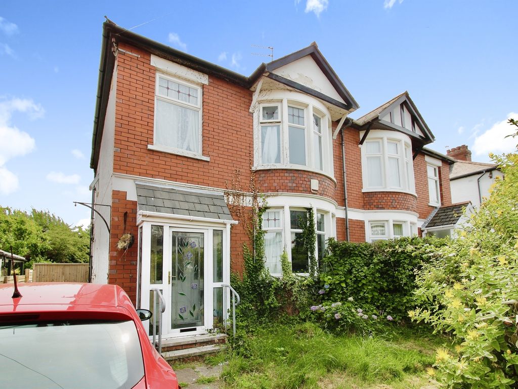 3 bed semi-detached house for sale in Augusta Crescent, Penarth CF64, £500,000