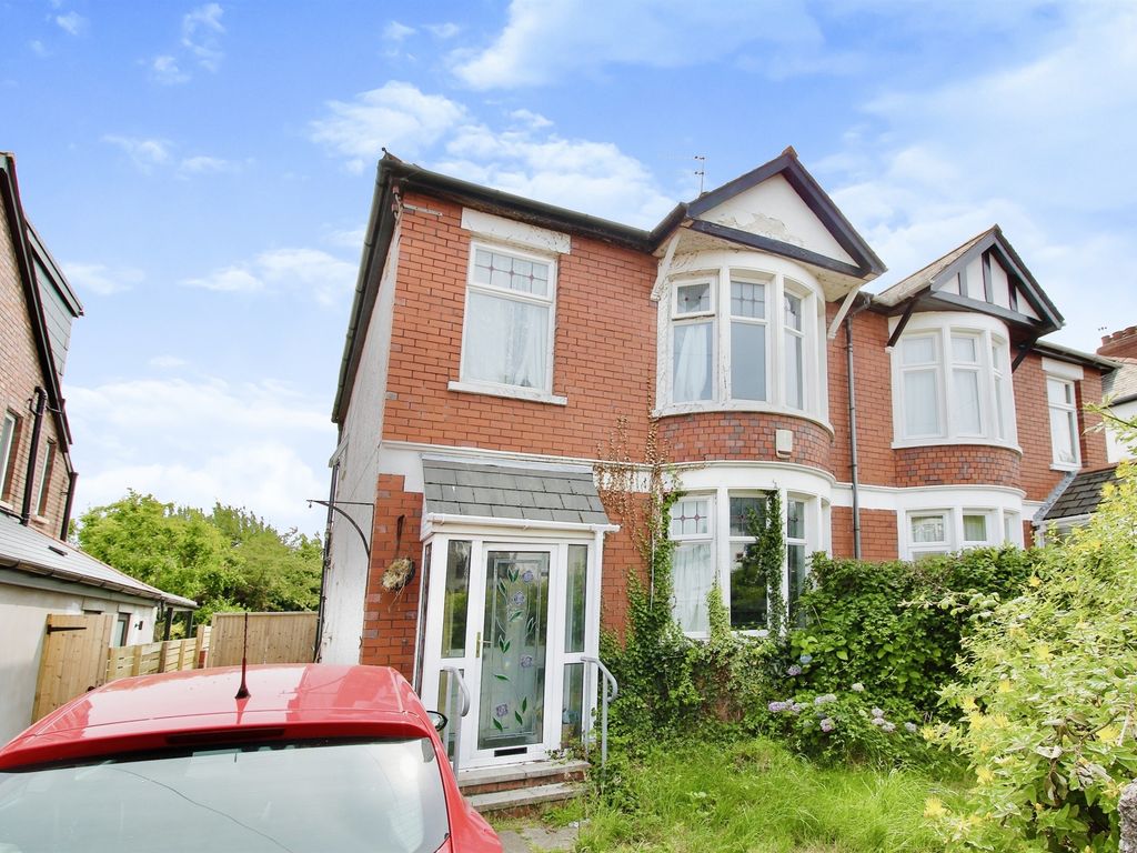 3 bed semi-detached house for sale in Augusta Crescent, Penarth CF64, £500,000