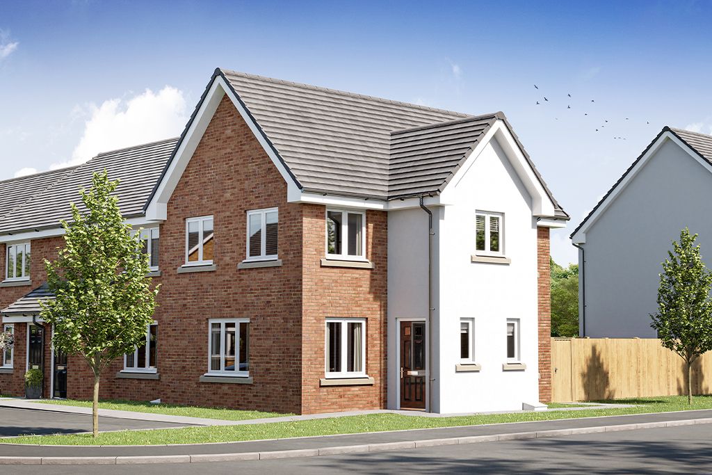 New home, 3 bed property for sale in "The Fyvie" at Springhill Road, Shotts ML7, £212,500