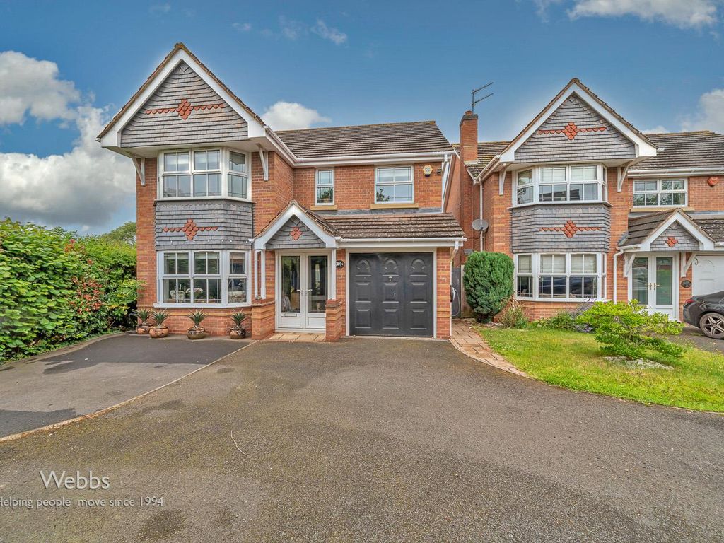 4 bed detached house for sale in Gregorys Green, Coven, Wolverhampton WV9, £425,000