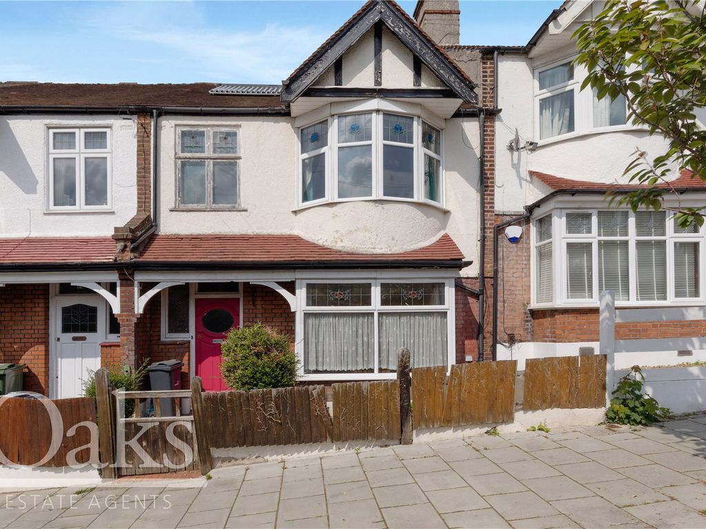 3 bed terraced house for sale in Hill House Road, London SW16, £600,000