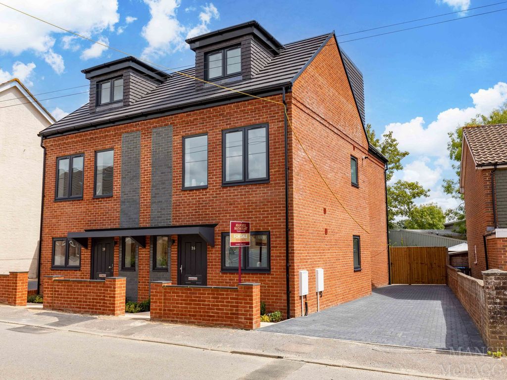 New home, 4 bed semi-detached house for sale in Wellington Town Mews, Wellington Town Road RH19, £600,000