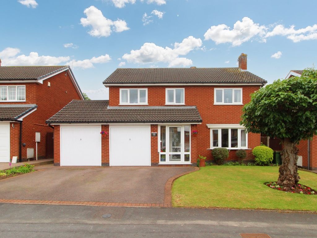 4 bed detached house for sale in Foresters Close, Glenfield, Leicester LE3, £450,000