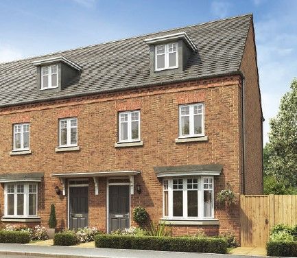 New home, 3 bed semi-detached house for sale in Blandford Way, Market Drayton TF9, £305,000