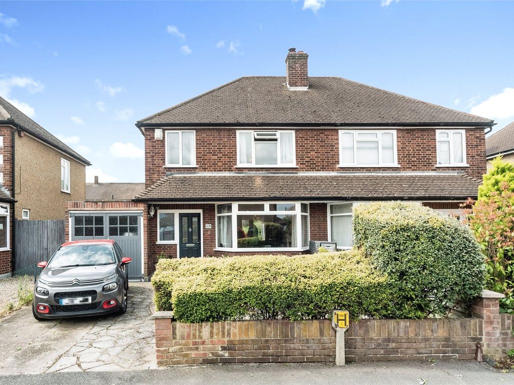 3 bed semi-detached house for sale in Cumberland Drive, Chessington KT9, £600,000