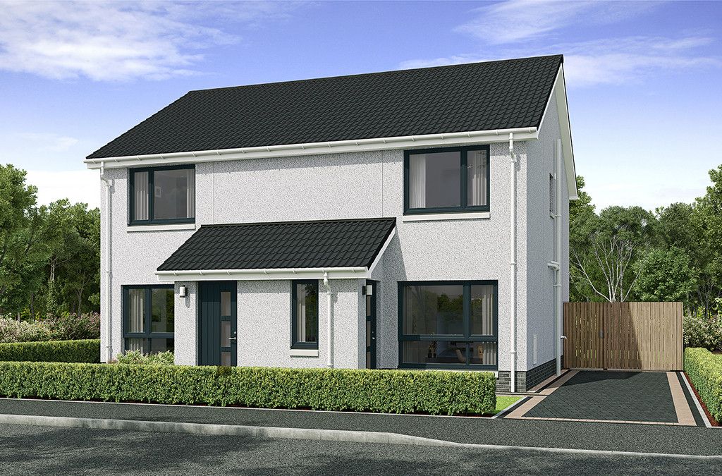 New home, 3 bed semi-detached house for sale in Oakbank Drive, Glenrothes KY7, £198,500
