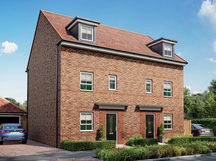 New home, 4 bed semi-detached house for sale in Plot 326, Woodcote, Talbot Place SY13, £358,995