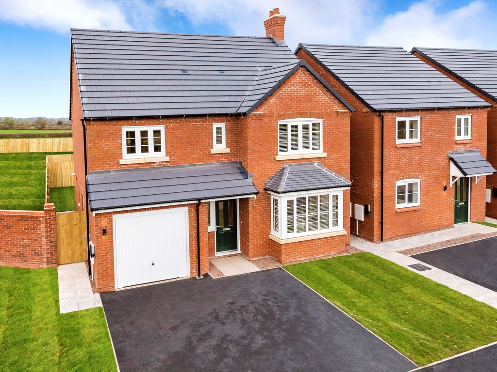 New home, 4 bed detached house for sale in Crudgington Fields, Telford TF6, £369,950