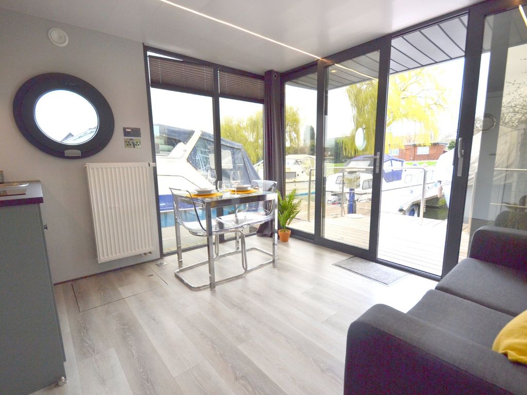 New home, 2 bed houseboat for sale in Mill Road, Buckden, St. Neots PE19, £155,000