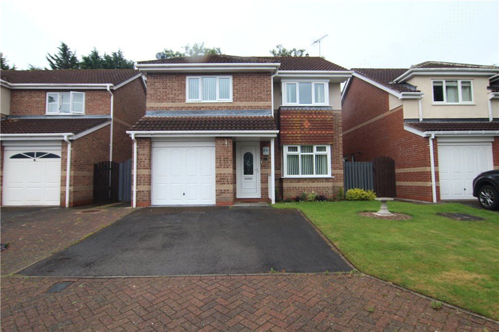 4 bed detached house for sale in Herrington Close, Langley Park, Durham DH7, £250,000