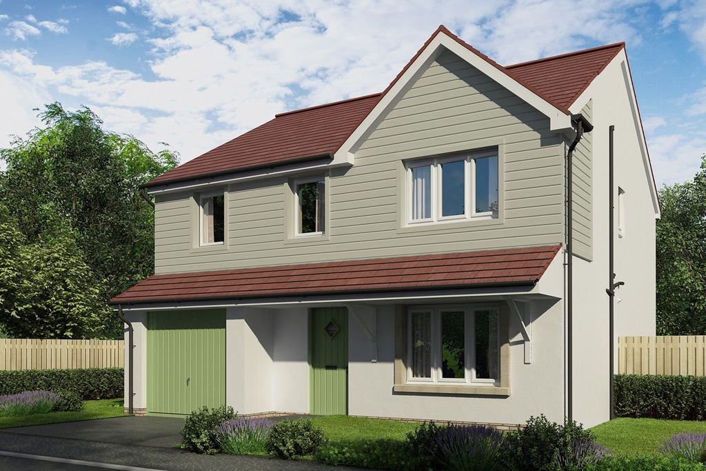 New home, 4 bed detached house for sale in "The Fraser - Plot 282" at Buchan Square, East Calder, Livingston EH53, £371,000