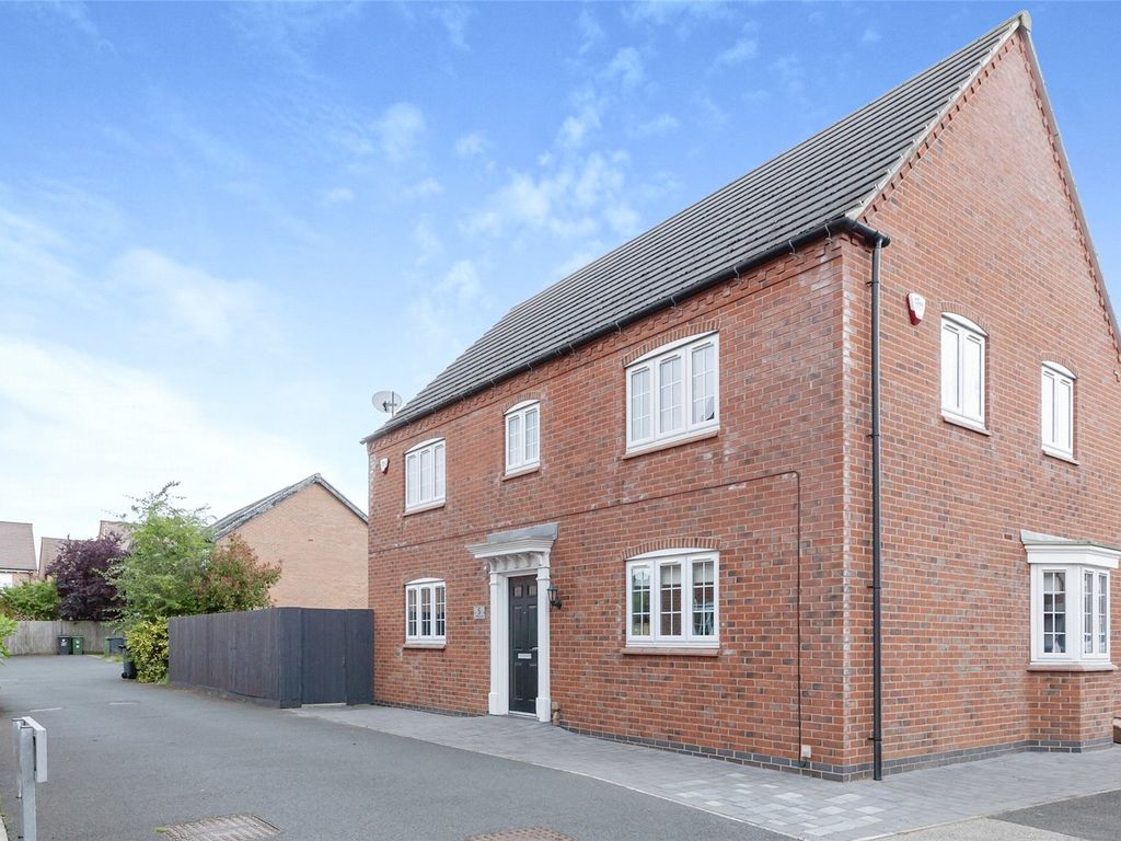 4 bed detached house for sale in Hallaton Drive, Syston, Leicester, Leicestershire LE7, £410,000