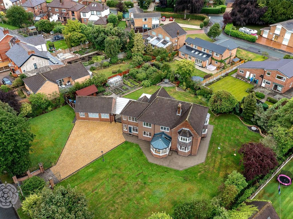 6 bed detached house for sale in Hob Hey Lane, Culcheth, Warrington, Cheshire WA3, £1,450,000