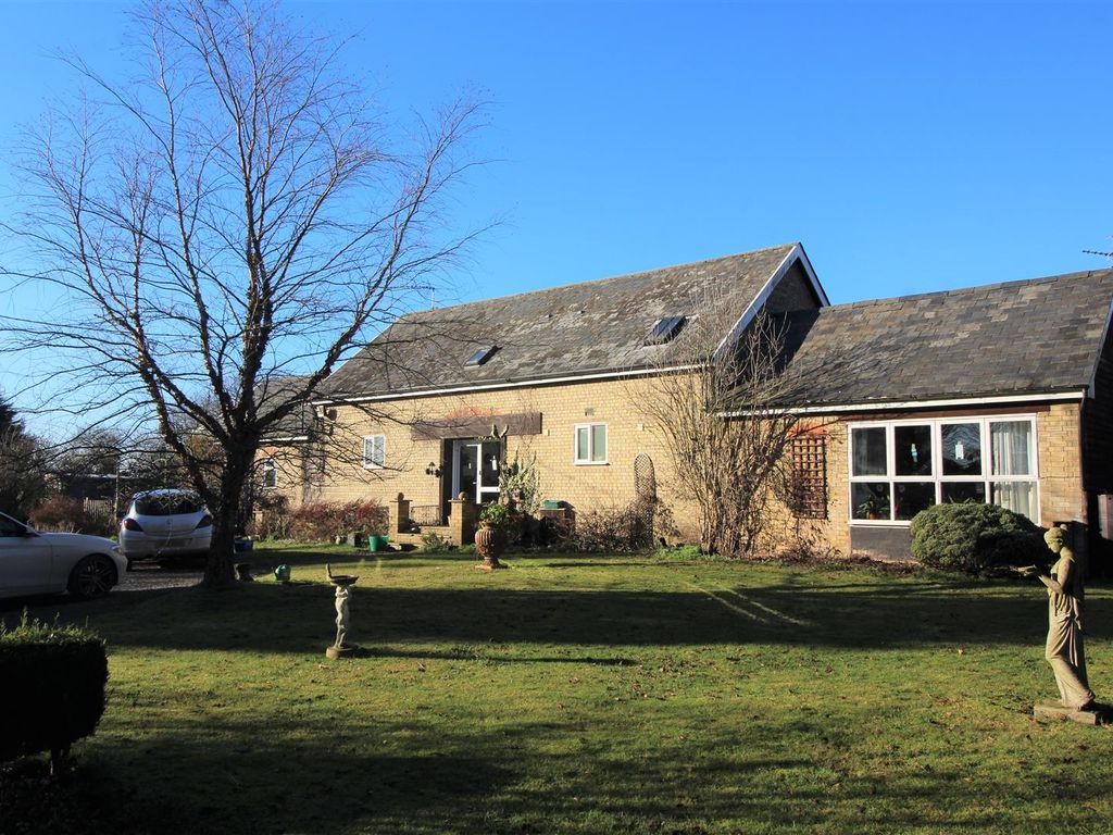4 bed barn conversion for sale in Eldernell Lane, Coates, Whittlesey. Peterborough PE7, £560,000