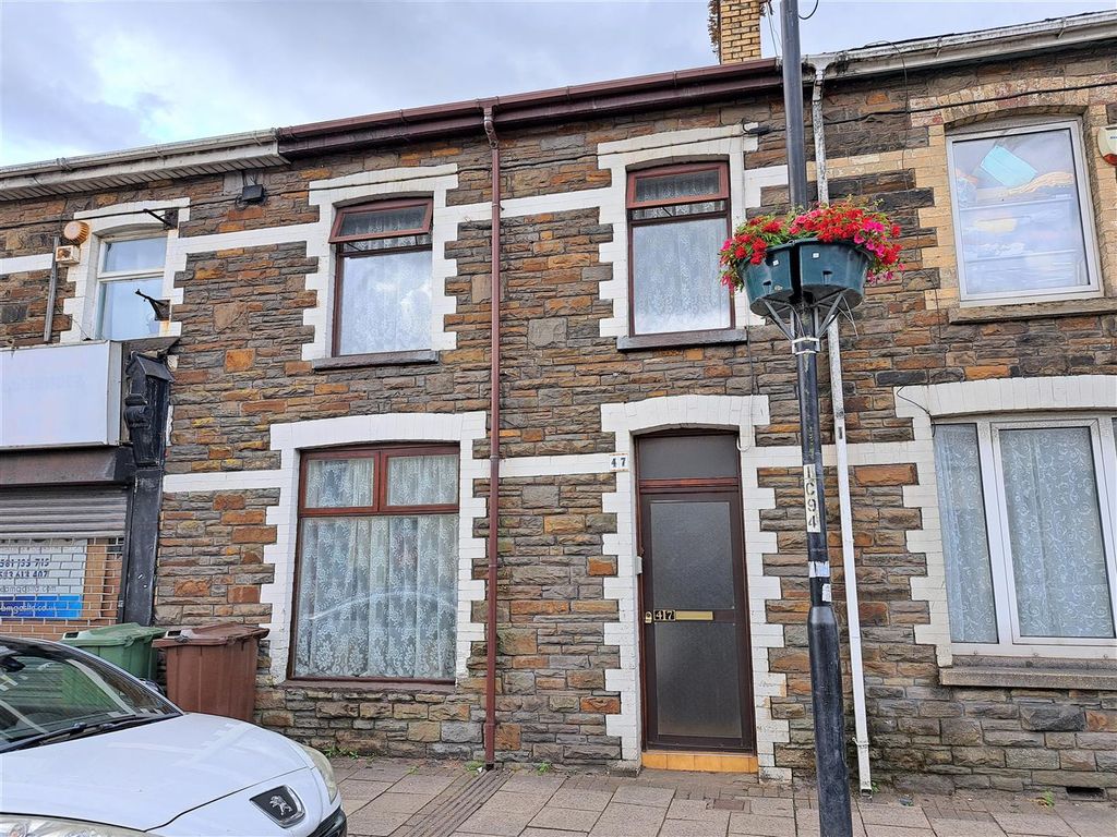 3 bed terraced house for sale in Commercial Street, Risca, Newport NP11, £120,000