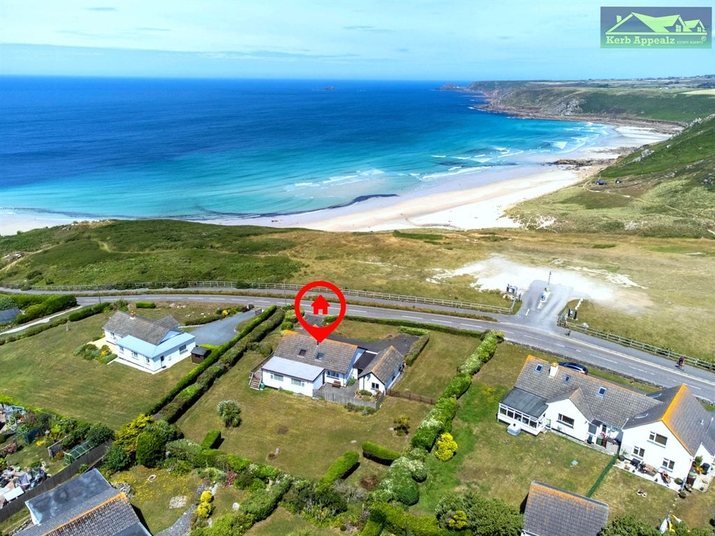 3 bed detached bungalow for sale in Sennen Cove, Penzance TR19, £650,000