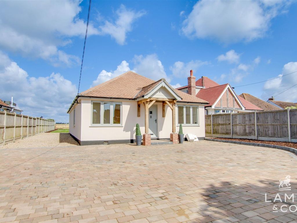 3 bed detached bungalow for sale in Main Road, Great Holland, Frinton-On-Sea CO13, £390,000