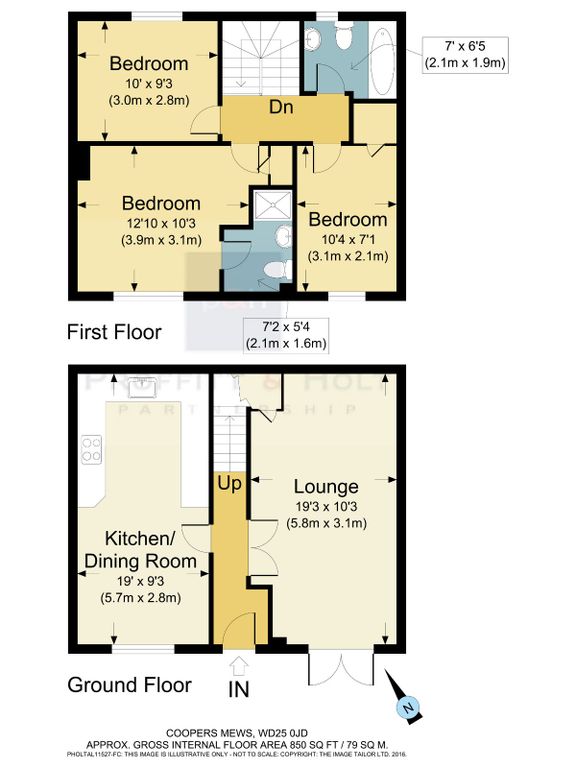 3 bed detached house for sale in Coopers Mews, Watford WD25, £625,000